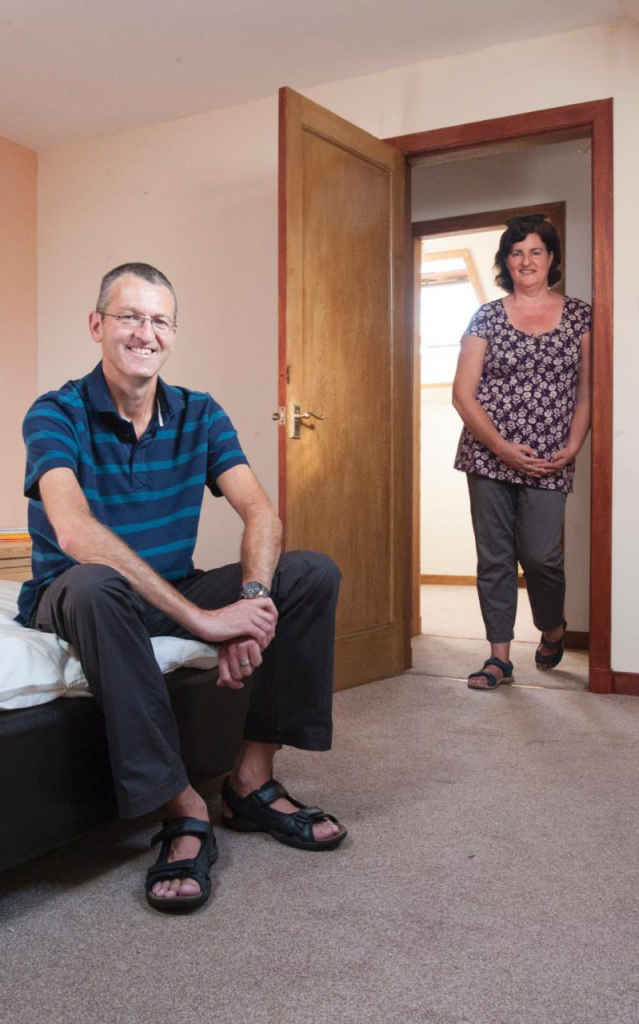 The couple could rent out two of their rooms for extra income
